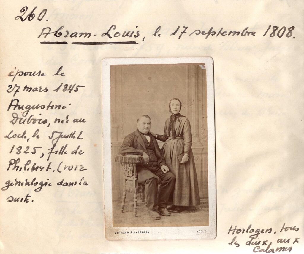 Photographie de Abram-Louis et Augustine Dubois
