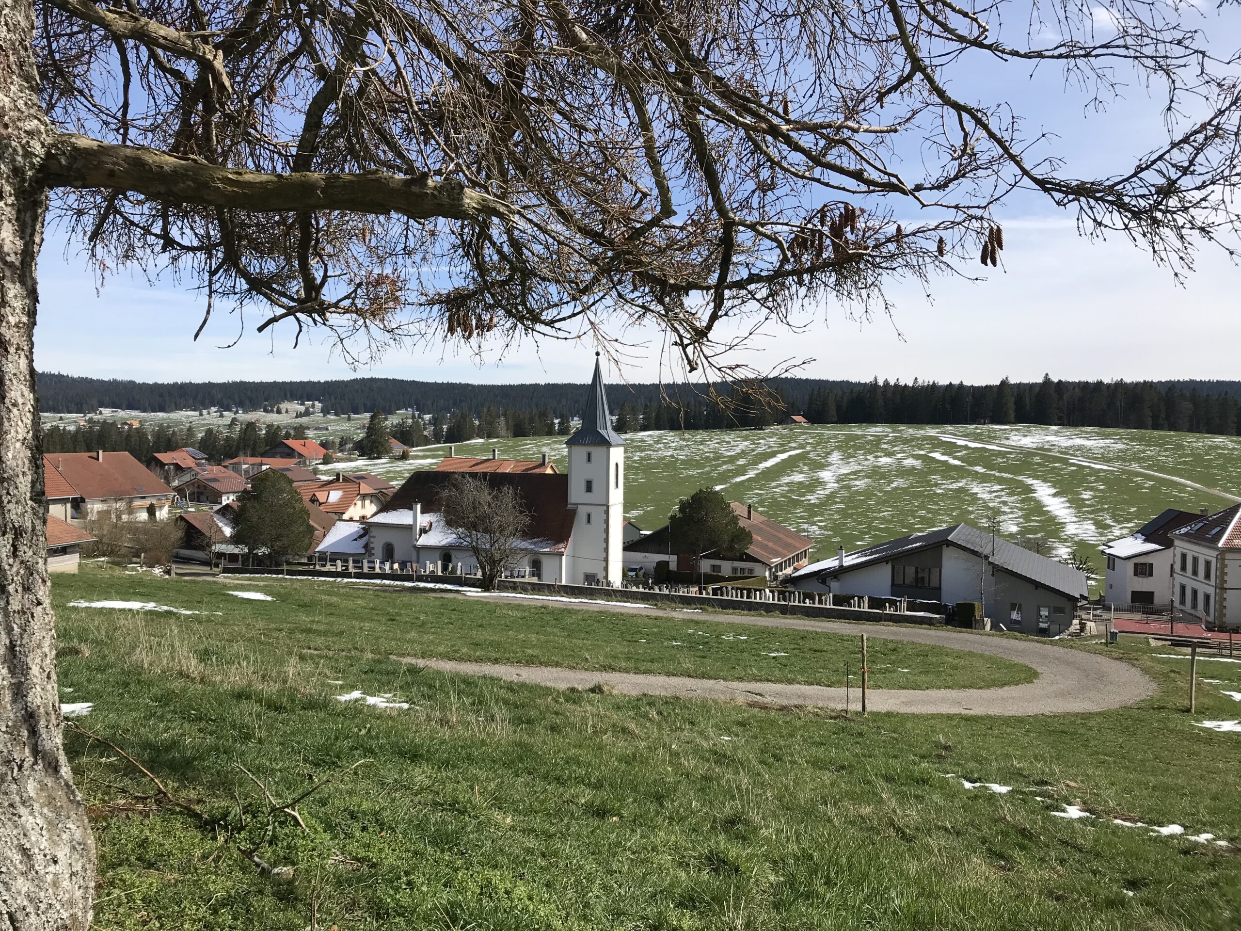 Le village du Cerneux-Péquignot, photo ©Marcel Schiess