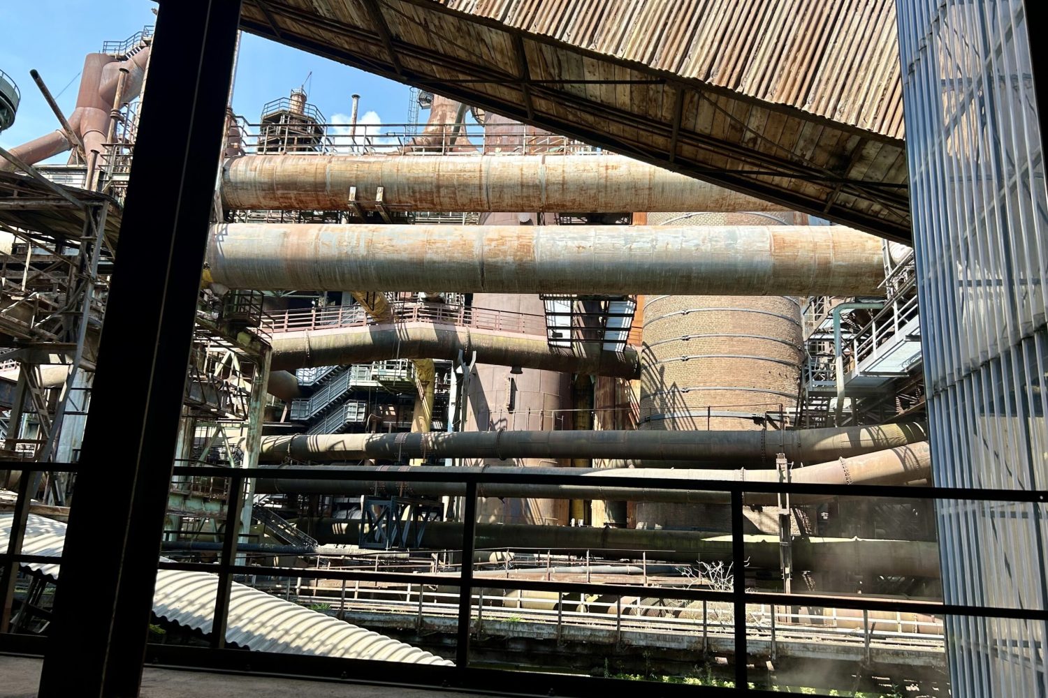 Le site sidérurgique de Völklinger Hütte, « à l’intérieur de la Cathédrale d’acier ! » Photo : Lana Adam