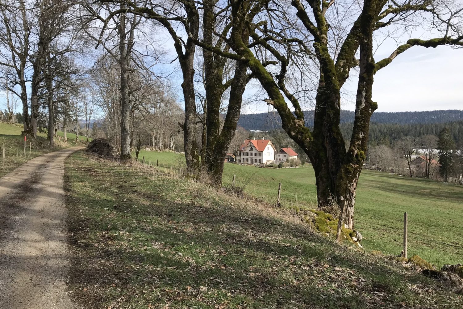 L’arrivée à Bétod depuis Le Cerneux-Péquignot ©Marcel Schiess