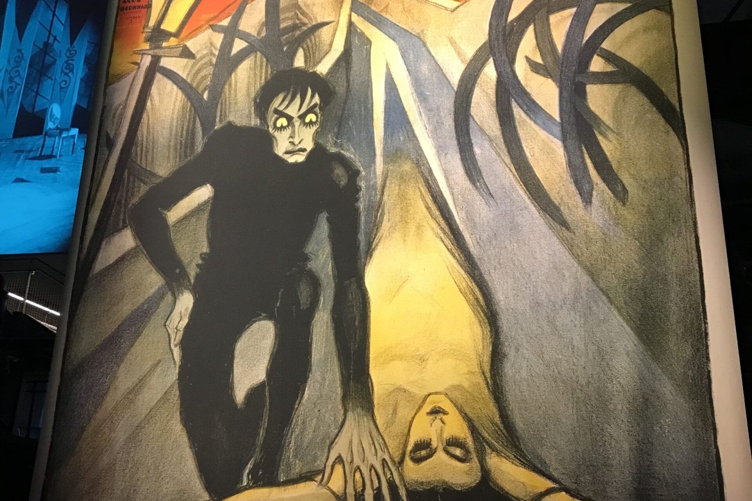 Affiche du film « Le Cabinet du docteur Caligari » de Robert Wiene (1920). Photo : Marcel Schiess